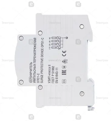 Ограничитель импульсных перенапряжений ОПС1-C 4P 20/40кА 400B IEK  (MOP20-4-C) - характеристики, документация, где купить