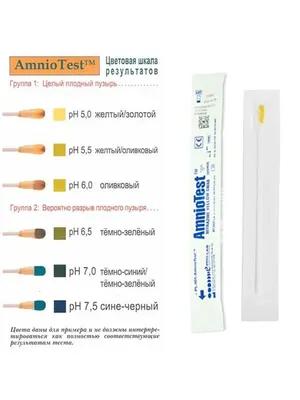 Экспресс-тест AMNISURE для определения подтекания околоплодных вод - купить  в Минске в интернет-магазине «Аллерготека»