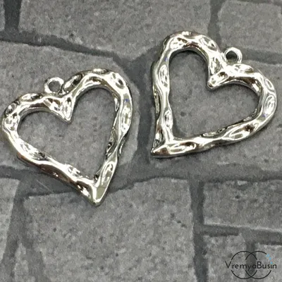 Серебряная подвеска «Сердце» с бриллиантом — Покровский ювелирный завод