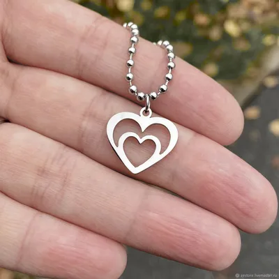 Кулон сердце в стиле Тиффани с муассанитами Valery 2 карата – купить по  отличной цене в интернет-магазине Bright Spark