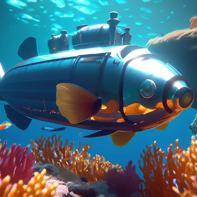 Подводная Лодка С Торпедой Под Водой 3d Рендеринг — стоковые фотографии и  другие картинки Под водой - Под водой, Подводная лодка, Армия - iStock