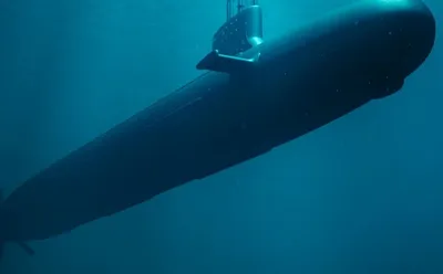 фэнтези-футуристическая подводная лодка плывет под водой. генеративный  помощник Иллюстрация штока - иллюстрации насчитывающей конспектов, снизу:  268843078