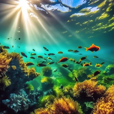 Подводный мир Черного моря: прозрачная вода и стаи рыб (подводная съемка) —  УСІ Online