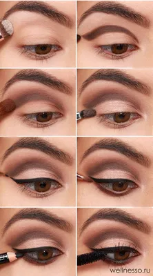 6 этапов нанесения макияжа глаз | Гороскопы на каждый день! | Дзен