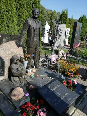 Могилы знаменитостей (троекуровское кладбищ) | Пикабу