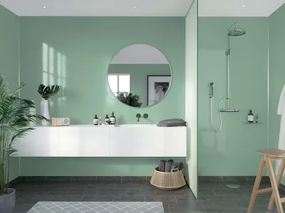Варианты отделки стен в ванной комнате: варианты дизайна и декора стен в  ванне