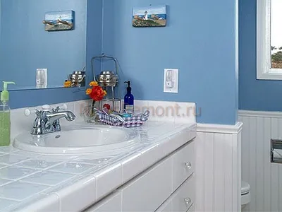 Варианты отделки ванной комнаты без плитки | Чем заменить плитку в ванной,  35+ фото