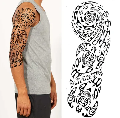 Татуировка женская полинезия на руке узор - мастер Николай Орф 7229 | Art  of Pain