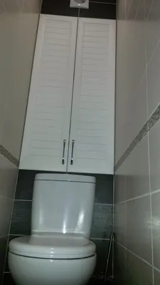 Шкаф в туалете