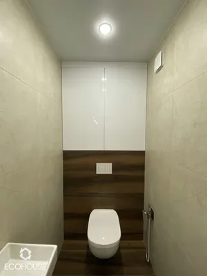 Ремонт туалета своими руками в панельном доме - фото и видео