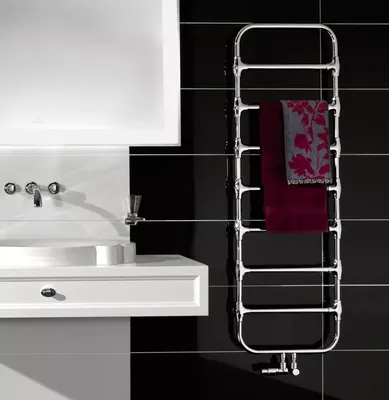 Полотенцесушитель водяной Тругор 332х600мм форма лесенка - «Компактный  полотенцесушитель для маленькой ванны. » | отзывы