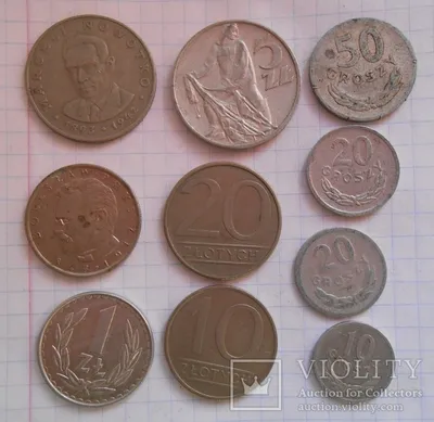 Польша набор монет 12 королей Польши