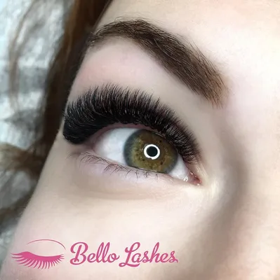 Растушевка наращенных ресниц | Bello Lashes