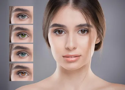 Изменить цвет глаз онлайн бесплатно на фото в нашем редакторе изображений