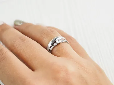 Помолвочное кольцо с бриллиантом - Monte Cristo