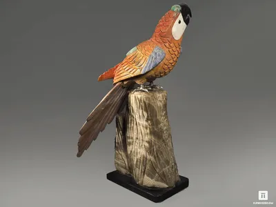 Декоративная фигура попугай Какаду купить за 1 071 руб. ЦЕНА Снижена -  Зимние скидки на фигуры дикие животные