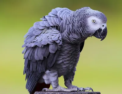 Наш ручной Говорящий попугай Жако по имени Silver из Африки, Конго