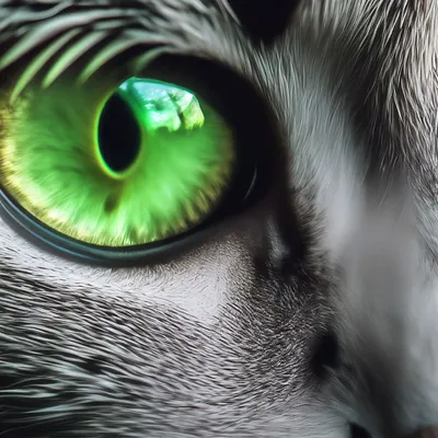 Кошки с зелеными глазами - редкий вид?» — создано в Шедевруме