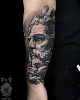 Купить Татуировка и боди-арт | Large Arm Sleeve Tattoo Zeus Gods Lightning  Hell Waterproof Temporary Tatto Sticker Poseidon Bear Body Art Full Fake  Tatoo Men