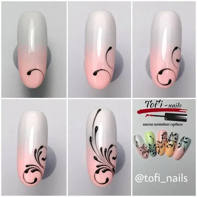 Маникюр пошагово | Nail art hacks, Nail art techniques, Nail art tutorial