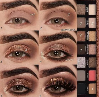 ♢Пошаговый макияж глаз♢ | Pinterest makeup, Eyeshadow makeup, Eyeshadow