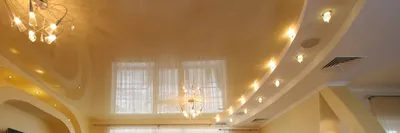 Потолок в гипсокартон. Волна - Натяжные потолки многоуровневые, фото  потолков - Евроформат в Москве и МО