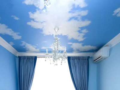 Натяжной потолок матовый, фотопечать \"Небо\": купить от 2100 ₽ в Казани —  БикСервис