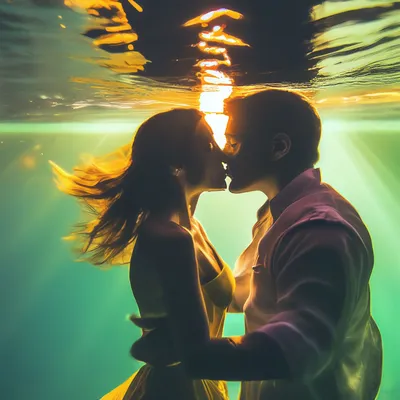 Подводный поцелуй (Underwater kiss)