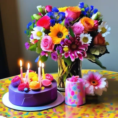 Букет цветов на день рождения маме - 80 фото