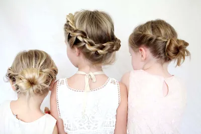 3 праздничные Прически для девочек на Длинные волосы | Family is... -  YouTube
