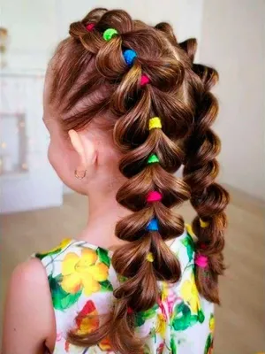 Красивые прически для девочек (100 фото) на разную длину волос