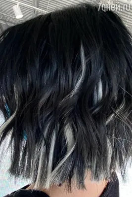 Постоянно спрашиваете как выглядят белые пряди на темных волосах. Показываю  🤗 На фото 16-20 прядей Цена вопроса 2000-2500 и новый образ у … | Instagram