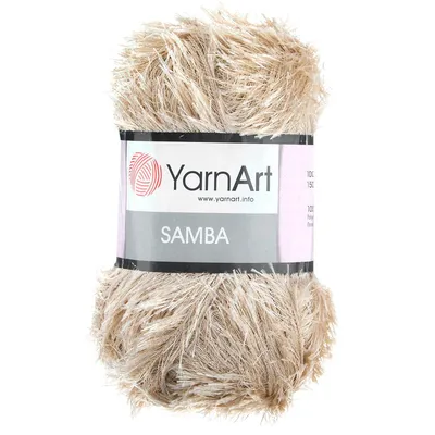 Пряжа травка YarnArt Samba, 100 г/150м, 100% полиэстер купить по цене  175.75 ₽ в интернет-магазине KazanExpress