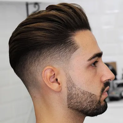 Мужская стрижка с деталями фейд и андеркат. Men's Haircut Undercut - YouTube