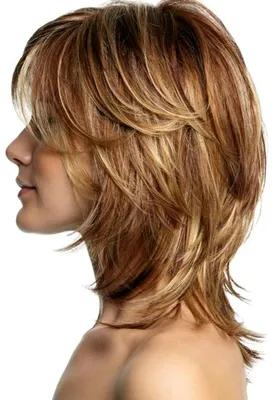 Каскадные стрижки на средние волосы для женщин старше 40 лет | Стрижка,  Укладка длинных волос, Волосы