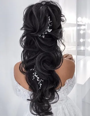 Идеи причёсок_ Hairstyles ideas | Свадебные прически косы, Длинные  свадебные прически, Длинные волосы на выпускной