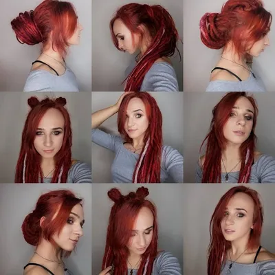 Идеи волос женские образы с дредами красивые дреды варианты укладок женский  образ красные волосы красные дреды рыжие Причё… | Ужасные прически, Красные  дреды, Дреды
