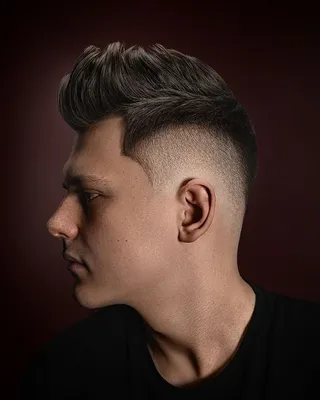 CROP. Skin Fade. Fade с пропуском насадки. Men's haircut. Crop  haircut.Hairstyles Tutorial - YouTube