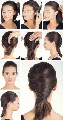 ▷ Прическа: Французская Ракушка. French twist hairstyle for medium hair -  YouTube | French twist hair, Medium hair styles, Long hair styles