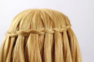 Прическа водопад или французская коса. Схема плетения, фото и видео уроки.