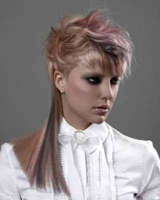 Женская прическа гаврош на длинные волосы фото. Стрижки и прически 2023