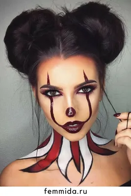 Макияж на Хэллоуин 2020: 32 страшно красивых идеи грима | Halloween makeup  clown, Halloween makeup easy, Halloween makeup scary