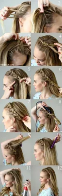 ПРИЧЕСКА на КОРОТКИЕ волосы из ЖГУТОВ. На НОВЫЙ ГОД. Без плойки. Bridal  Updo For Short Hair - YouTube