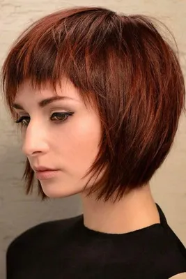 Стрижка паж для женщин: 27 лучших вариантов знаменитой прически | Short  straight hair, Wedge haircut, Thick hair styles