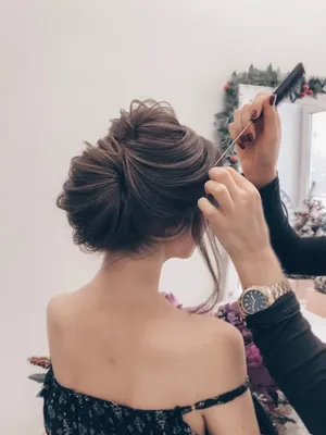 Быстрая #Прическа Ракушка на длинные волосы.. easy french roll hairstyle.  french twist. french bun - YouTube