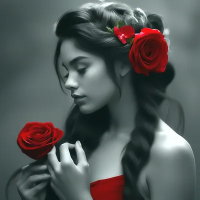 Прическа роза - красивые фото
