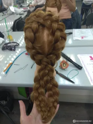 Урок по плетению косы из 4 прядей (с лентой). 4 Strands braiding (with  ribbon) - video Dailymotion