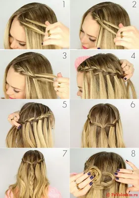 Прическа водопад или французская коса пошаговая инструкция с фото и видео