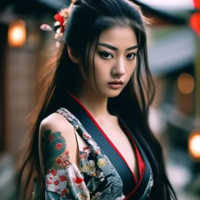 Молодая азиатка с красивыми длинными волосами на светлом фоне :: Стоковая  фотография :: Pixel-Shot Studio
