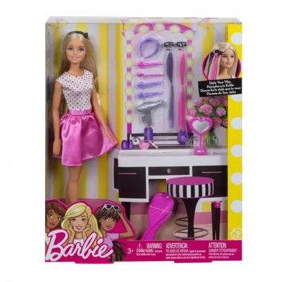 Barbie: My First Barbie. Манекен для причесок, голубые волосы: купить куклу  по низкой цене в Алматы, Астане, Казахстане | Meloman